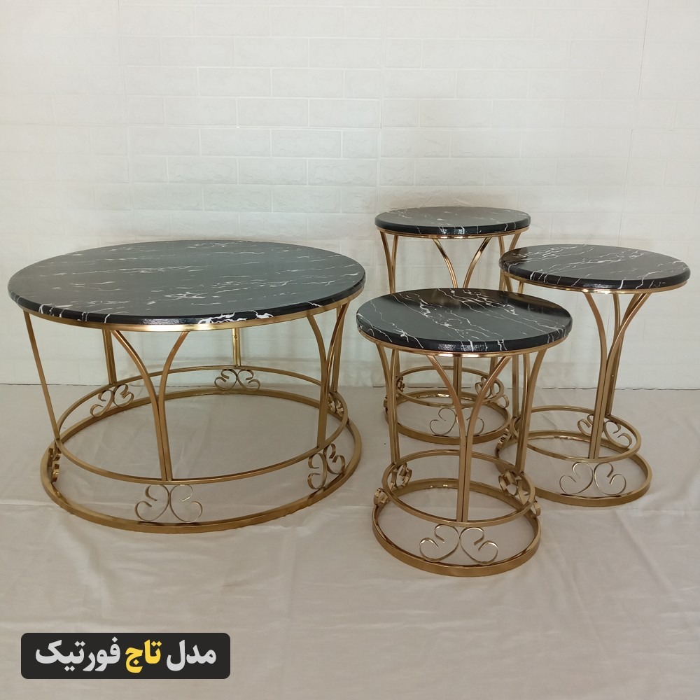 میز جلو مبلی عسلی مدل تاج