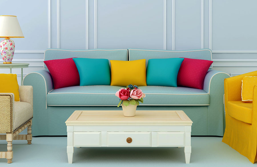 تنوع طرح و رنگ پارچه مبل