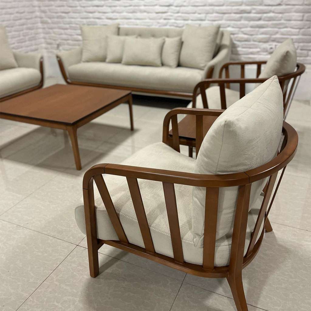 مبل مینیمال چوبی