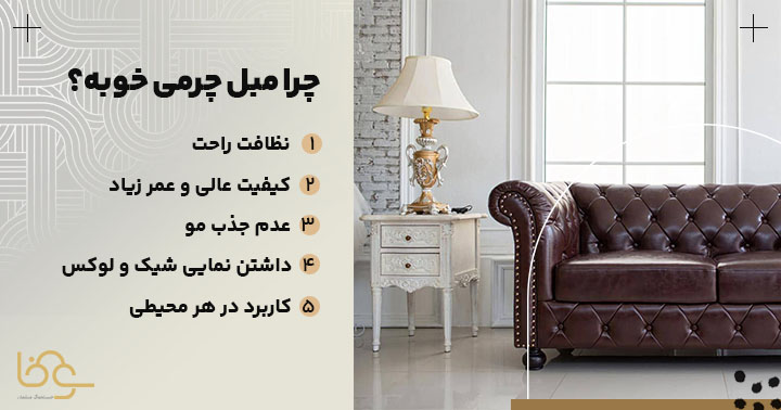 مزایای مبل چرمی