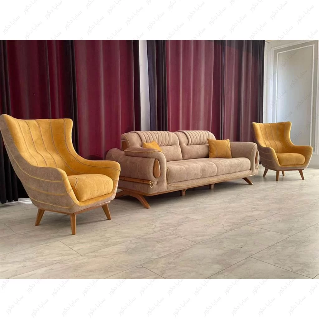 مبل چستر تختخواب شو ویولت