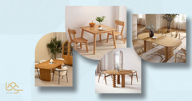 انواع ظاهر میز ناهار خوری