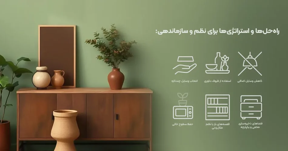 راه حل برای نظم و سازماندهی منزل مینیمال