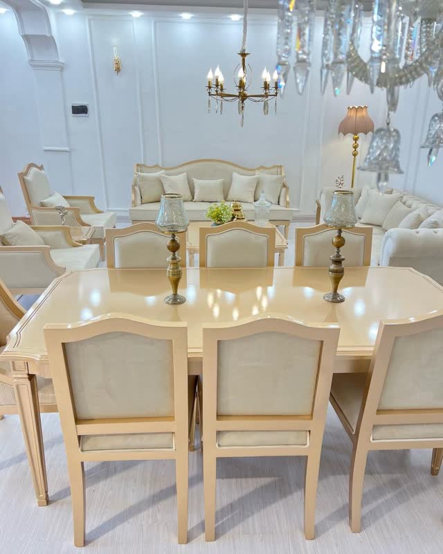 مبل کلاسیک آلفردو مدل یلدا 7 نفره