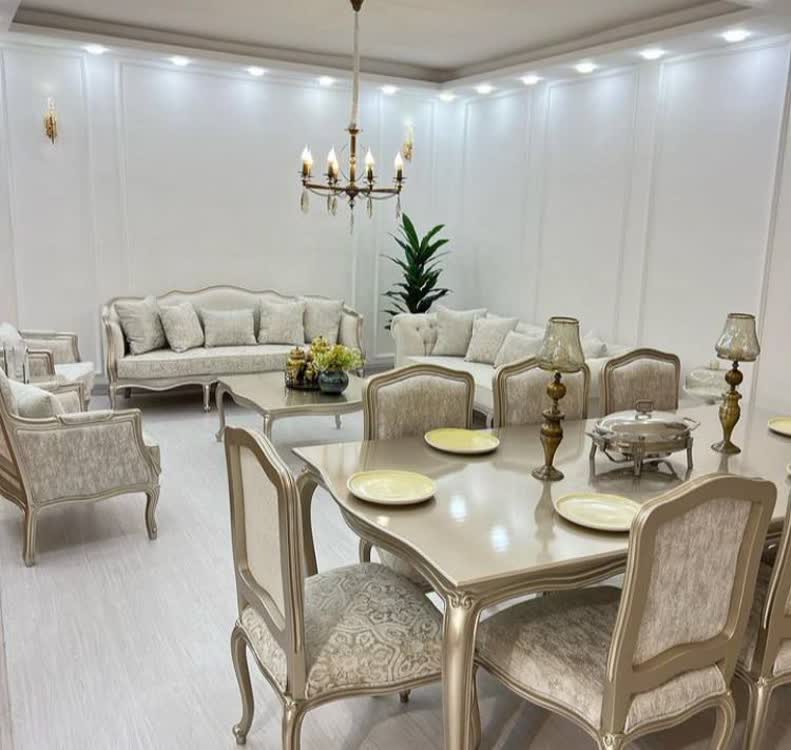 مبل کلاسیک فرانسوی روما 7 نفره