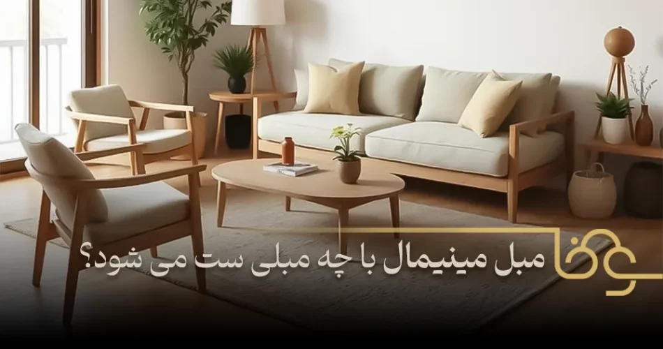 ست کردن مبل مینیمال