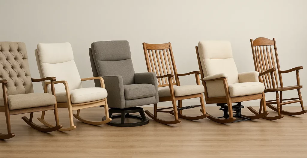 انواع صندلی‌های راک