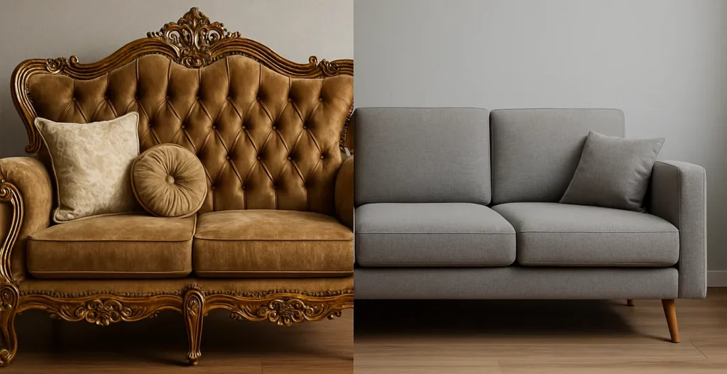 تفاوت مبل کلاسیک و مبل مدرن