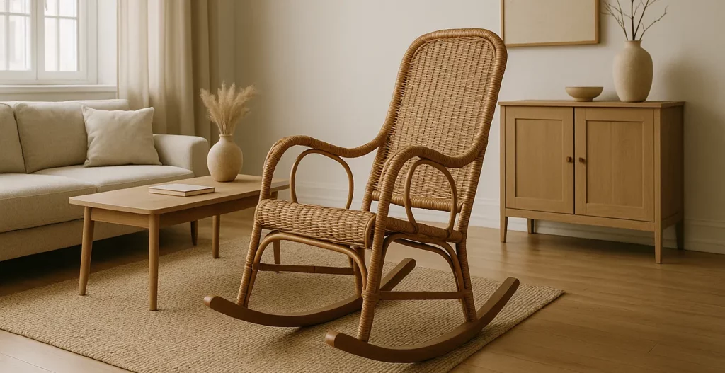 صندلی راک حصیری