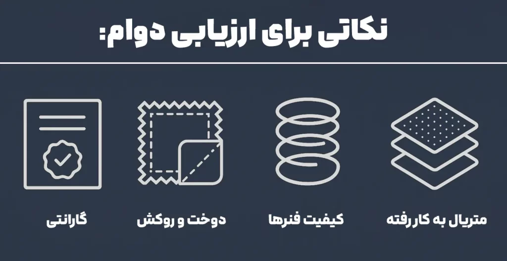 نکاتی برای ارزیابی دوام