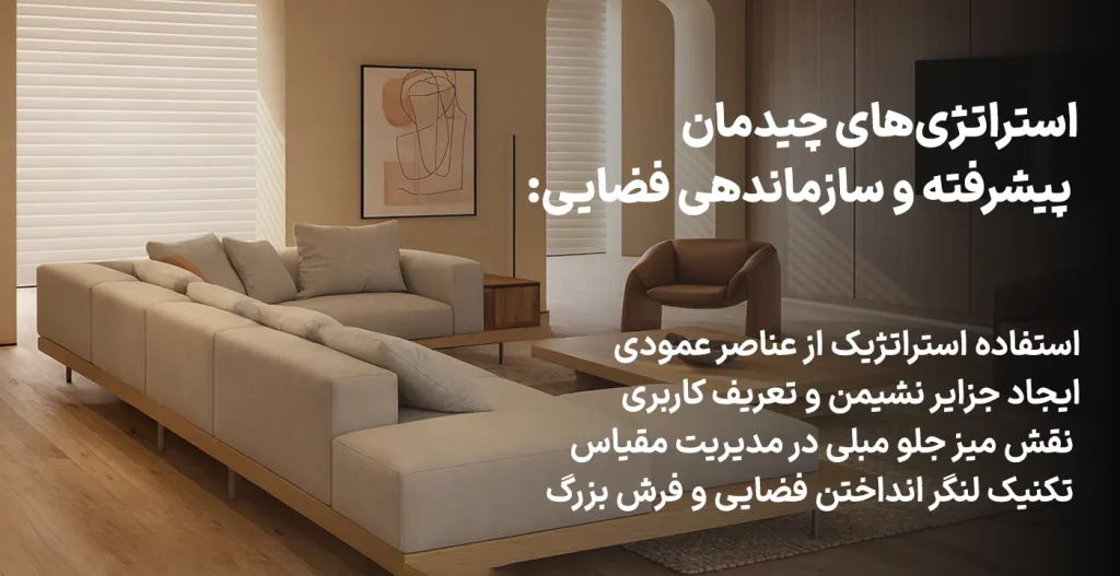استراتژی‌های چیدمان پیشرفته و سازماندهی فضایی