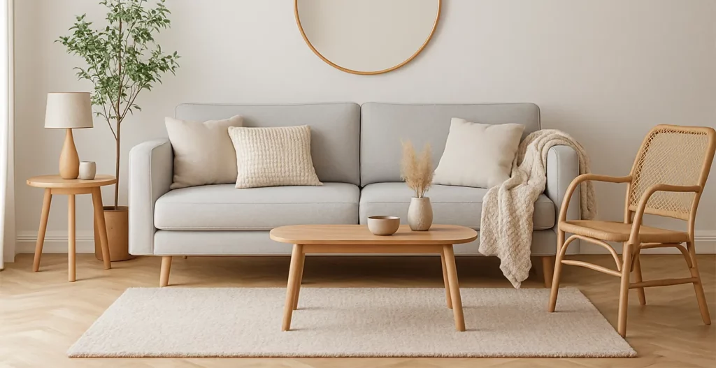 دیوار ها و کف پوش سبک اسکاندیناوی