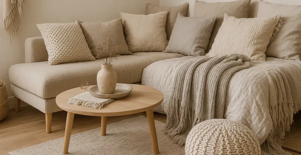 منسوجات و لایه‌بندی بافت‌ها در دکوراسیون داخلی اسکاندیناوی