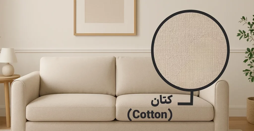 پارچه کتان مبل مینیمال