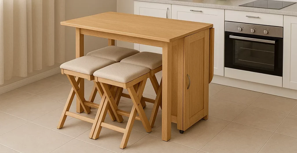 استراتژی هماهنگی صندلی‌ها برای میز تاشو