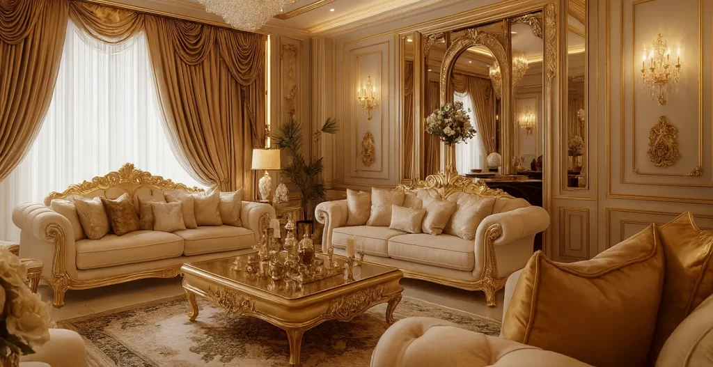 تمرکز بر شکوه دیداری در مقابل راحتی روزمره مبل سلطنتی