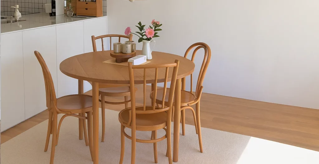 توصیه‌های عملی برای انتخاب میز ۴ نفره در فضاهای محدود