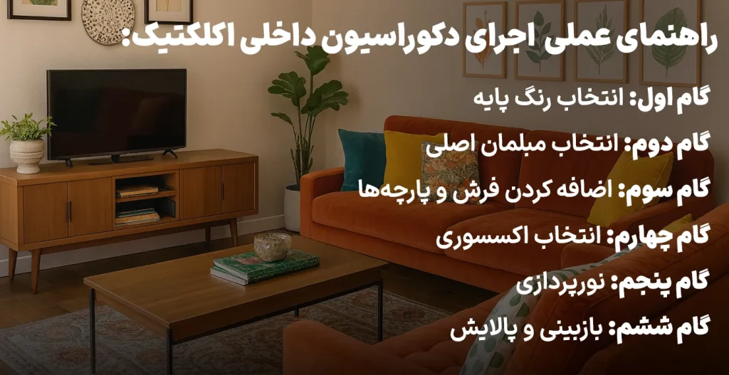 راهنمای عملی برای اجرای دکوراسیون داخلی