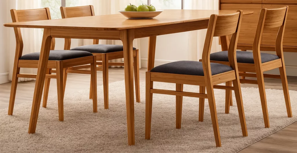 اهمیت و ضرورت رعایت ابعاد استاندارد میز ناهار خوری ۴ نفره در فضای منزل