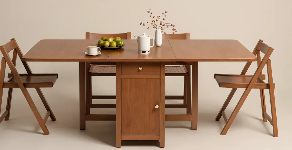 چرا میز ناهار خوری 4 نفره کم جا برای اپارتمان های کوچک بهترین انتخاب است