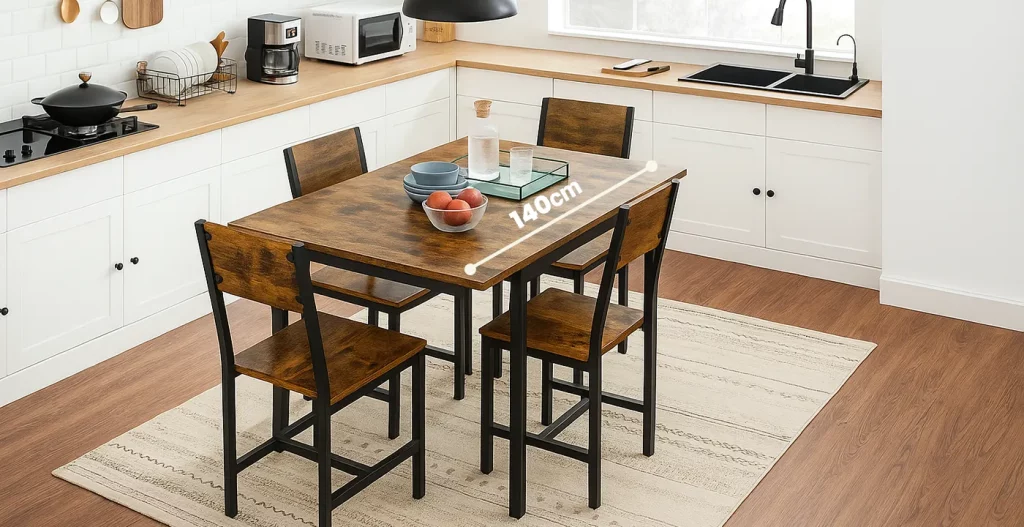 ارگونومی و راحتی میز ناهار خوری مدرن