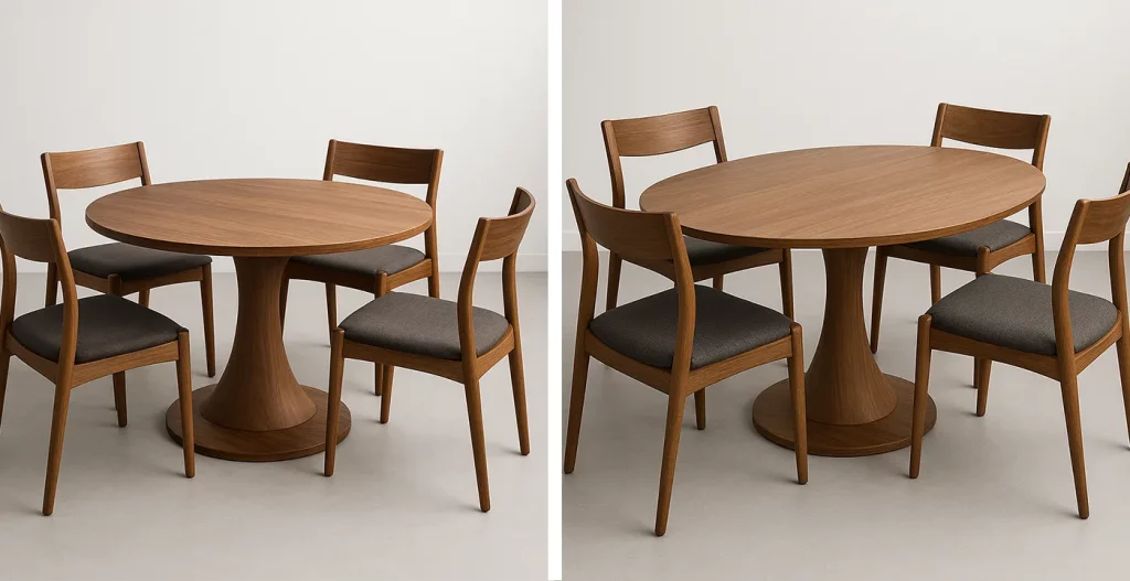 انواع میز ناهار خوری 4 نفره