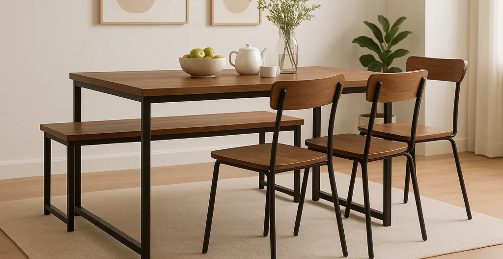 بهینه‌سازی فضای نشستن با میز های مدرن