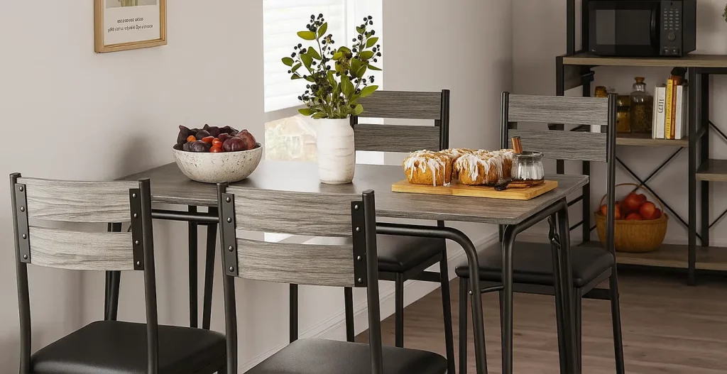 تأثیرات روان‌شناختی و انعکاس سبک صنعتی-معاصر میز ناهار خوری 4 نفره