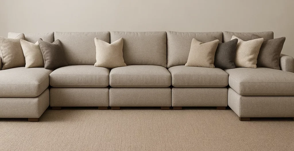 روانشناسی رنگ و بافت مبل راحتی 8 نفره