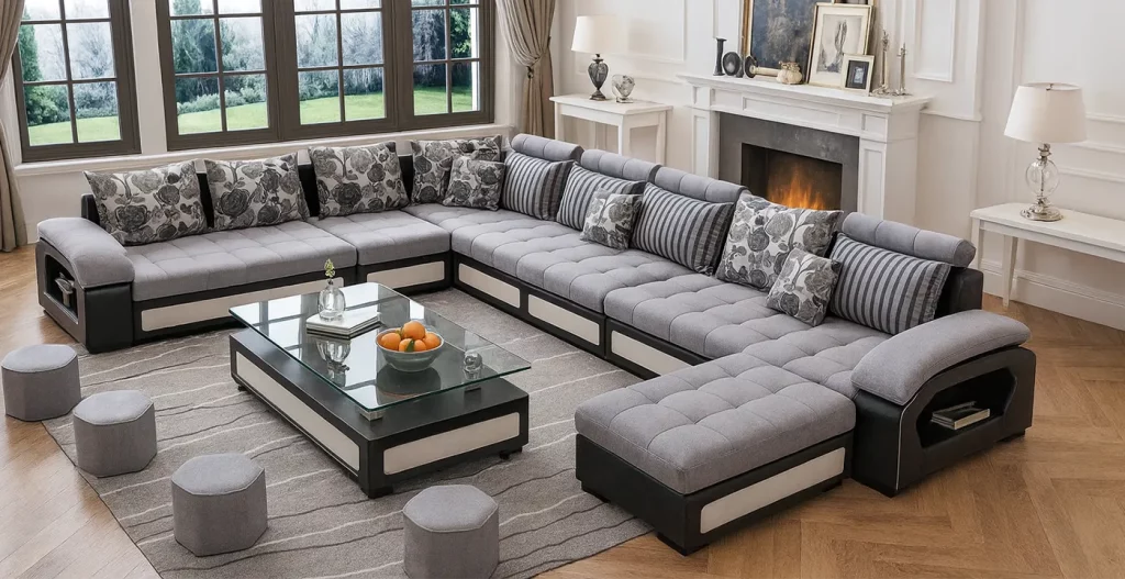 علت محبوبیت مبل راحتی 8 نفره در خانه‌های امروزی