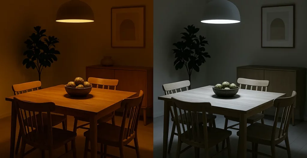 فضای مناسب میز ناهار خوری 4 نفره