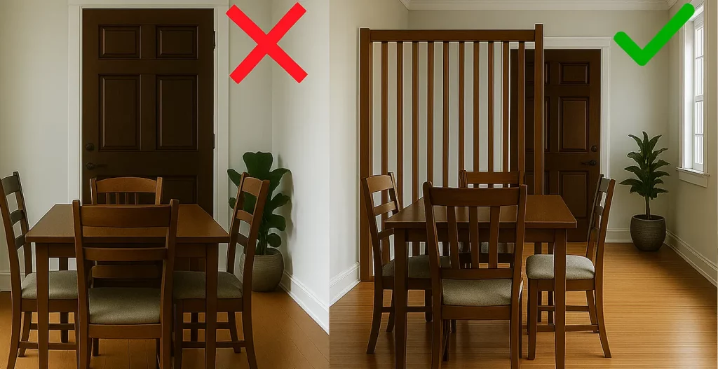 نکات فنگ شویی در میز ناهار خوری 4 نفره