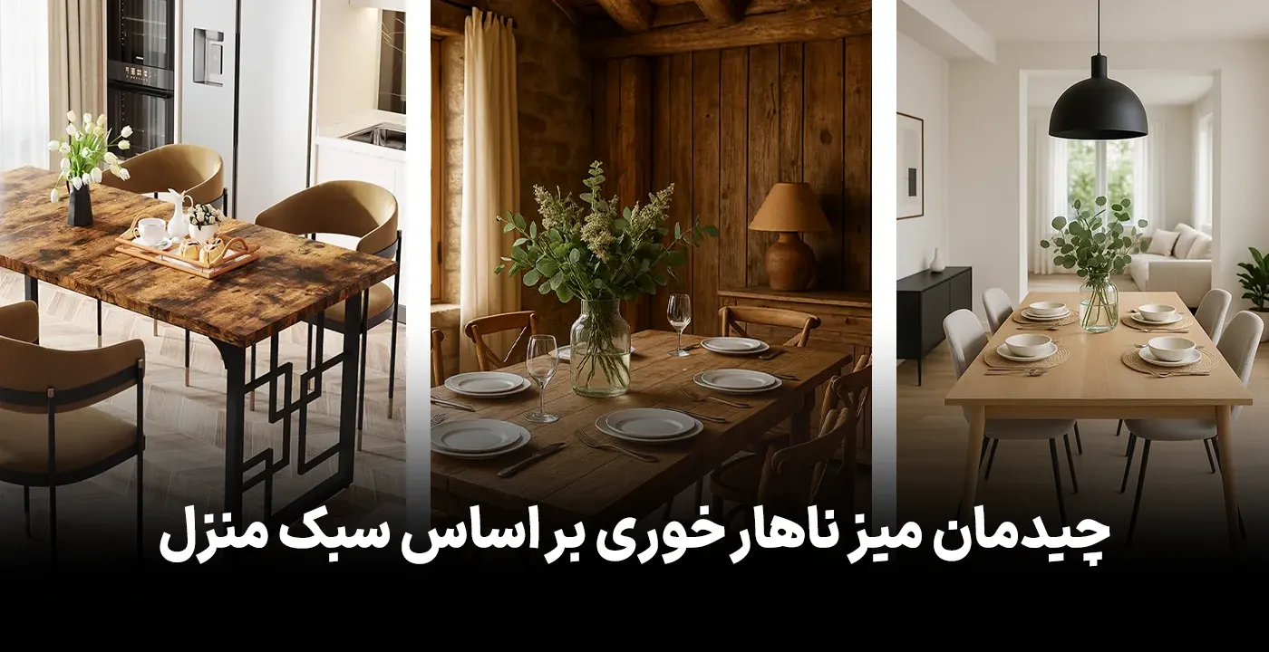 چیدمان_میز_ناهار_خوری_بر_اساس_سبک_منزل