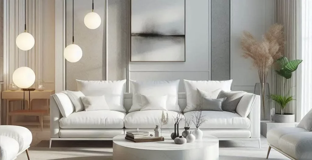 جادوی نورپردازی و تغییر رنگ مبل در شب