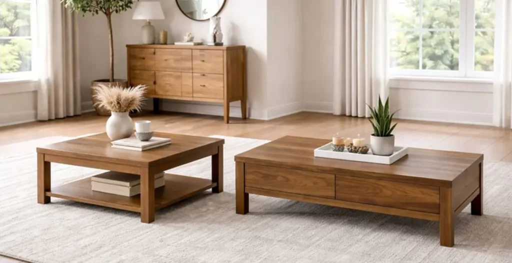 قانون تعادل طول میز جلو مبلی