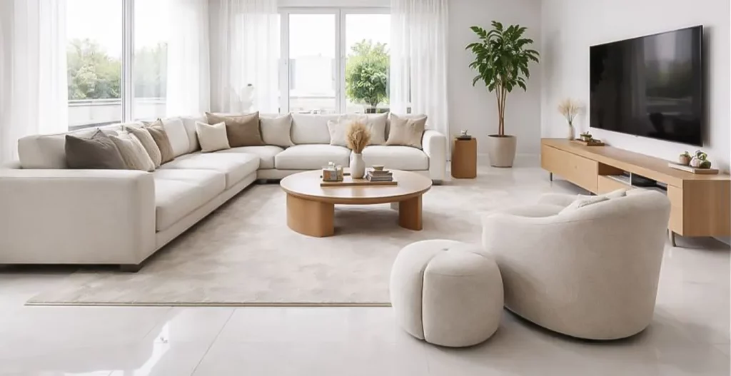 مبلمان هماهنگ با کفپوش ها