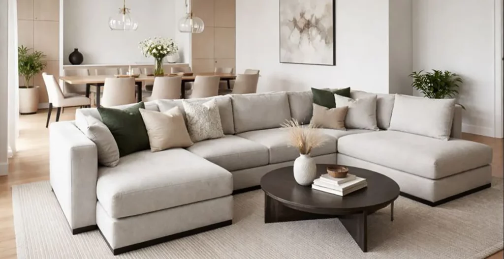 پشت به پشت مبل ال