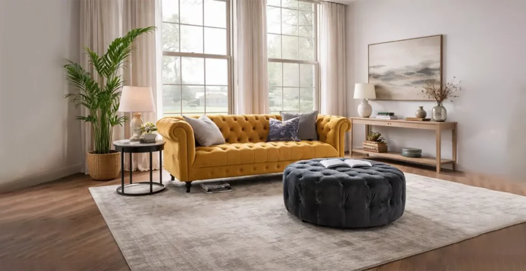 چستر مخمل نماد لطافت و تجمل مدرن