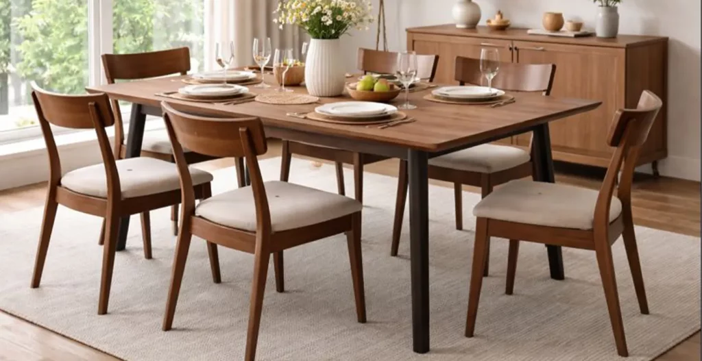 چوب ام دی اف برای میز ناهار خوری