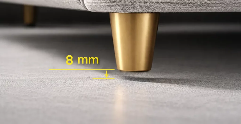 تحلیل فنی؛ علت کوتاه بودن پایه وسط مبل از نظر فیزیک