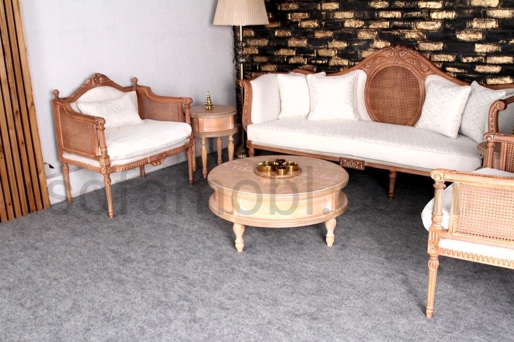 مبل کلاسیک فرانسوی کاجی