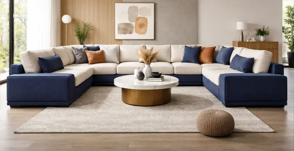 چگونه مبل دو رنگ را حرفه‌ ای بچینیم؟