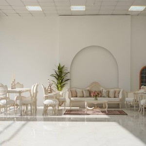 مبل کلاسیک کاجی مدل پرنیان 8 نفره