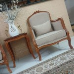 مبل کلاسیک فرانسوی سه گل تاج 7 نفره