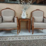 مبل کلاسیک فرانسوی سه گل تاج 7 نفره