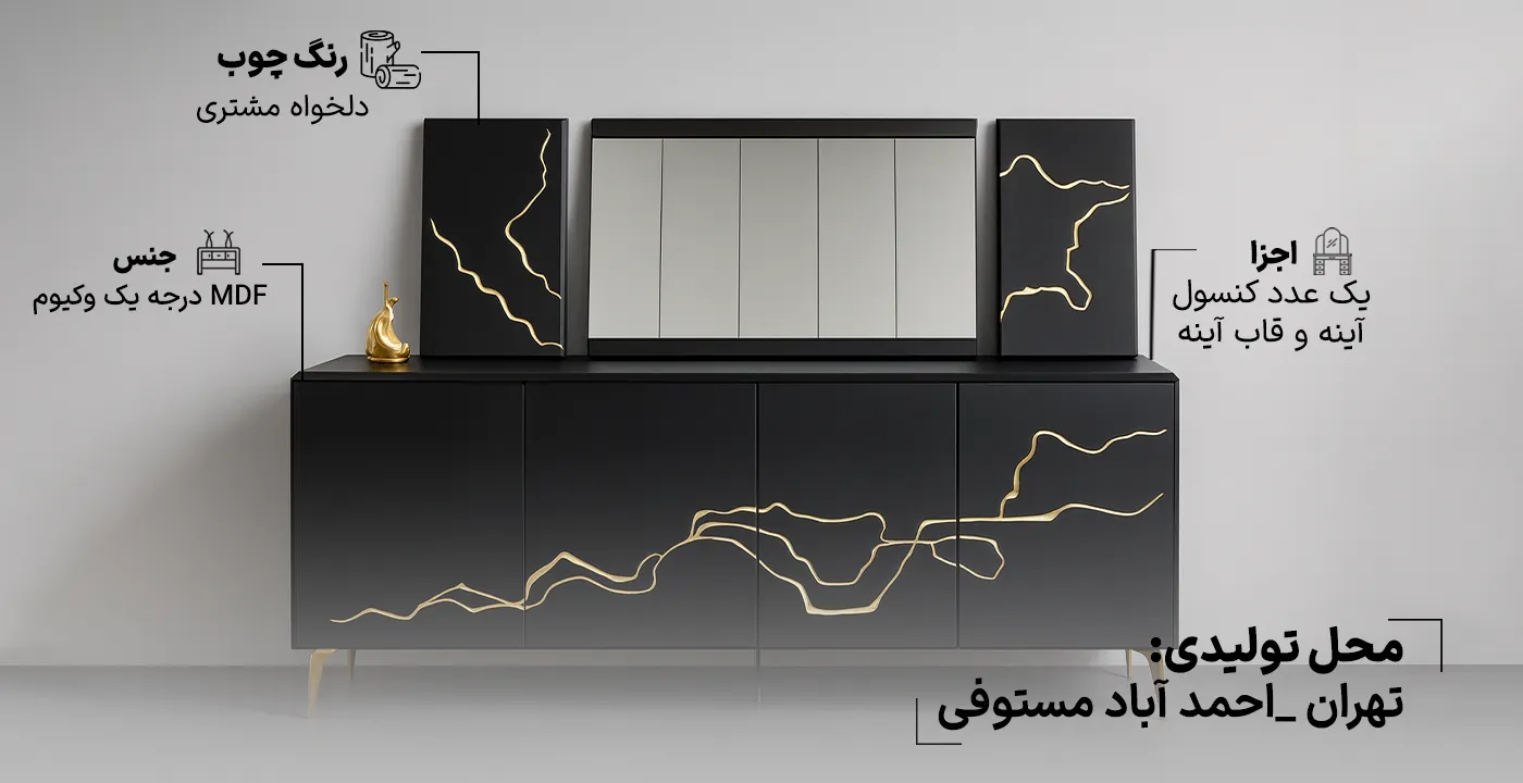 آینه کنسول هوگو2