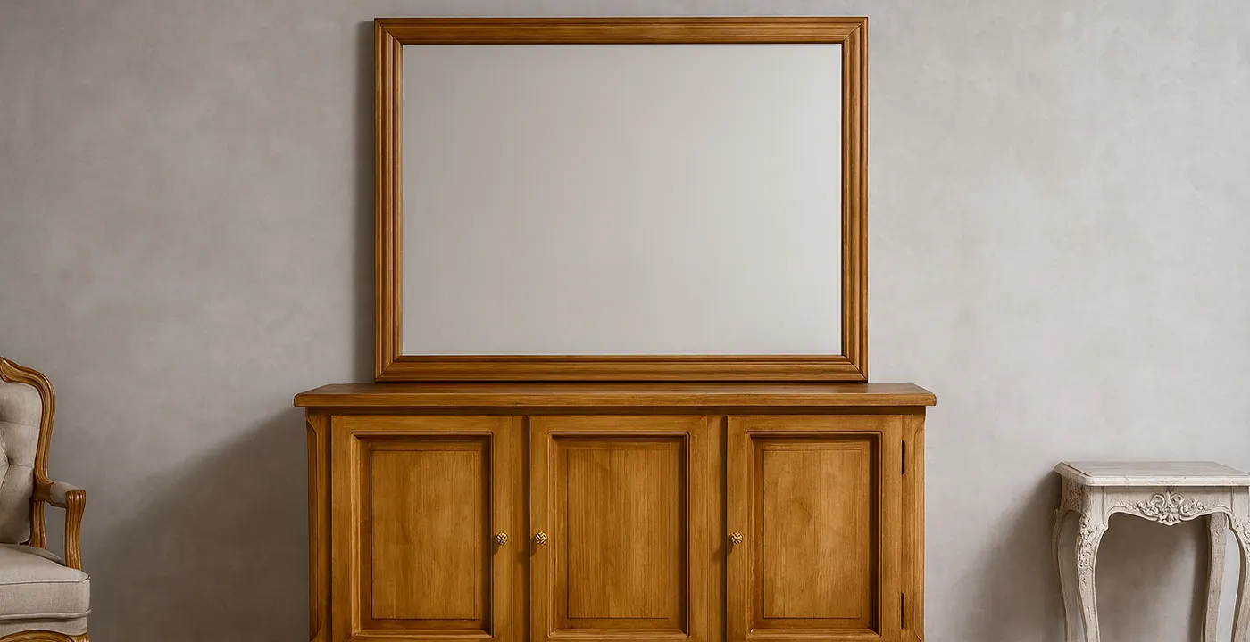 آینه کنسول کلاسیک 3 درب