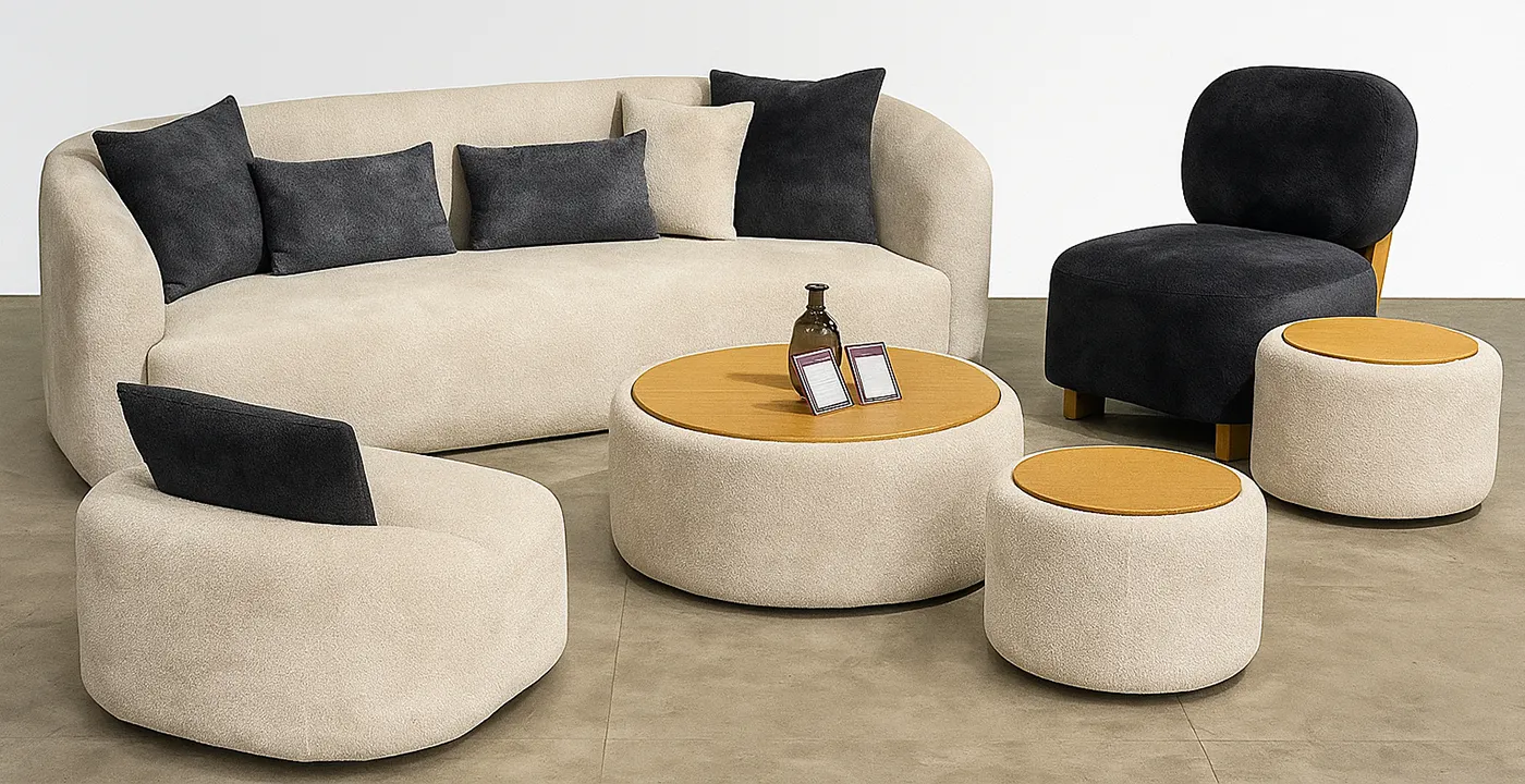 مبل 7 نفره راحتی مینیمال تدی مدل ناز 2