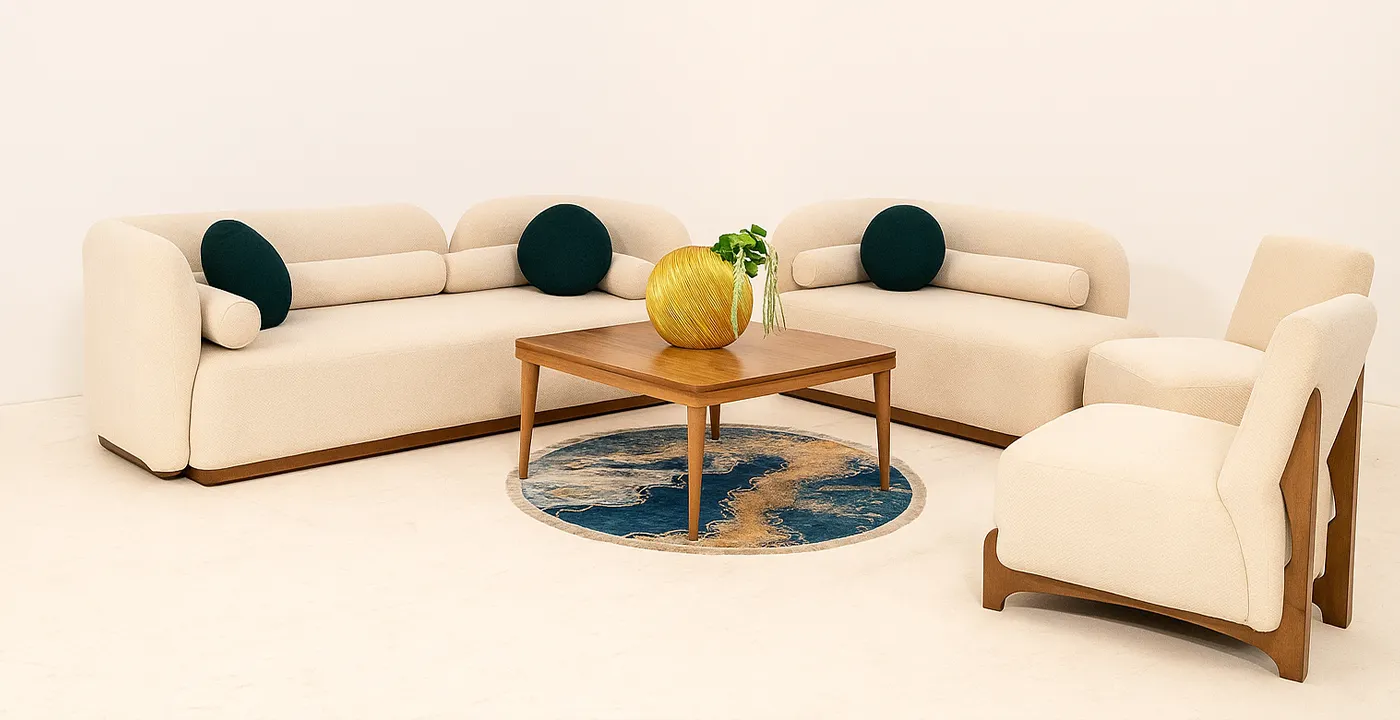 مبل 7 نفره راحتی مینیمال تدی