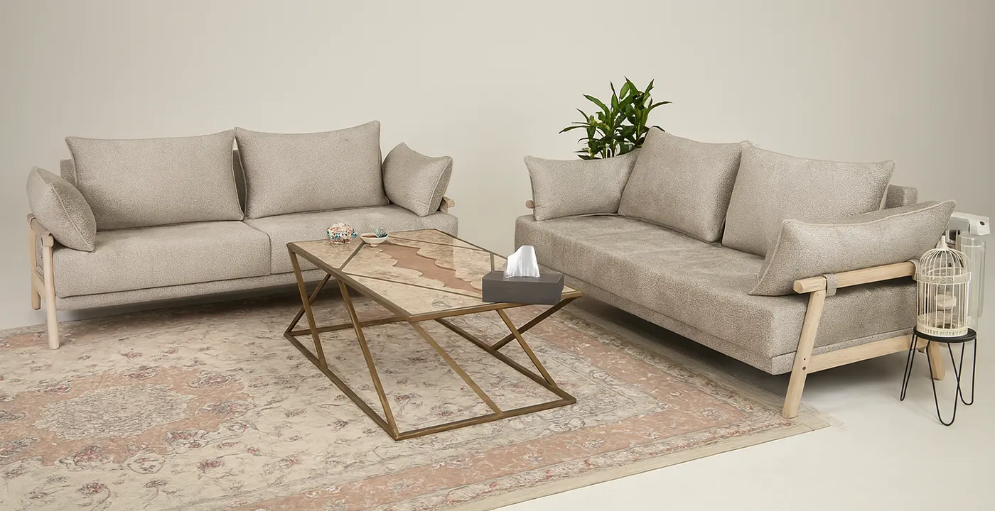 مبل 7 نفره راحتی تخت خوابشو مدل لوتوس